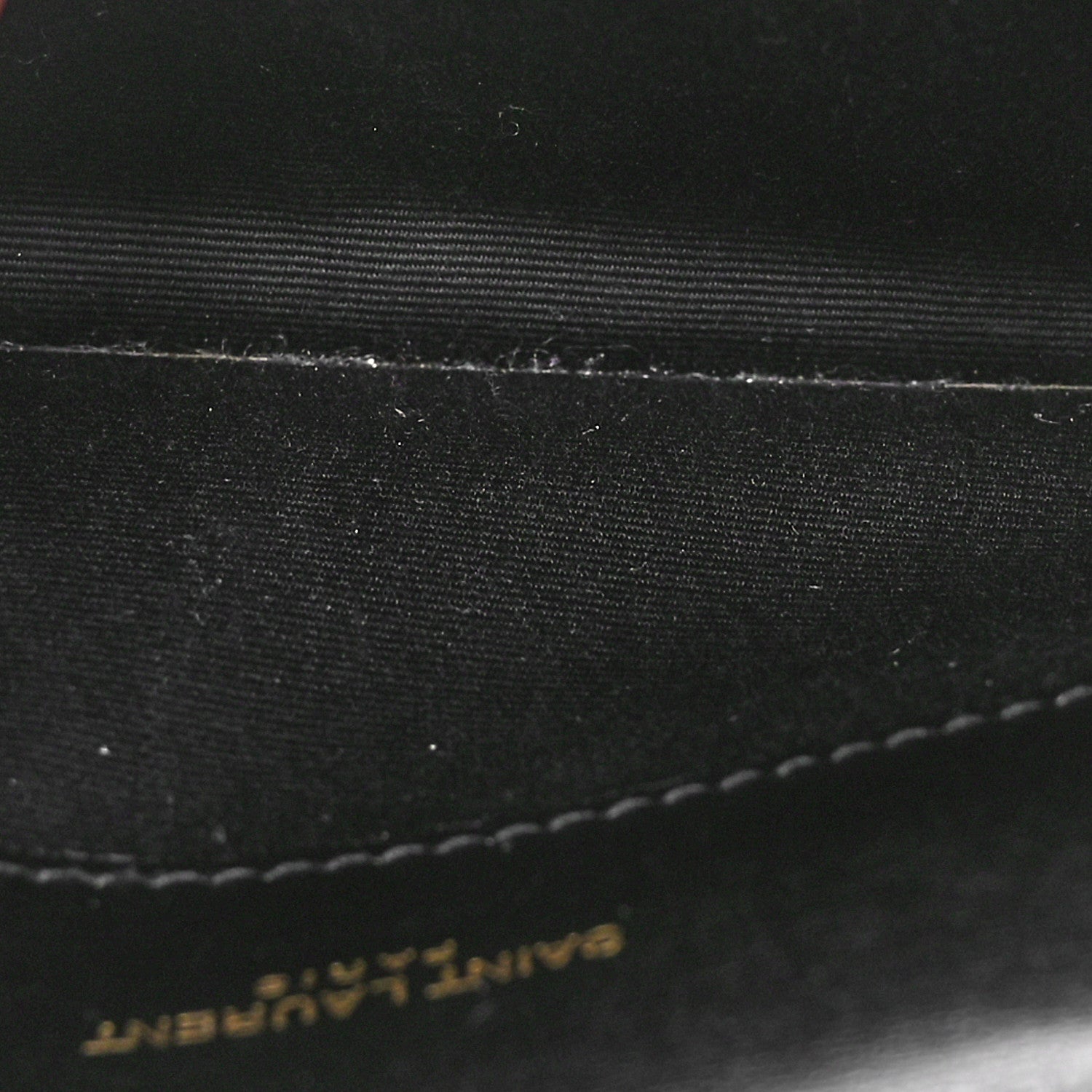 Saint Laurent Smooth Calfskin Monogram Phone Holder Crossbody Black 5 of 11