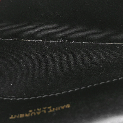 Saint Laurent Smooth Calfskin Monogram Phone Holder Crossbody Black 5 of 11