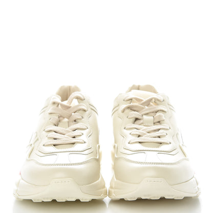 Gucci Calfskin Logo Womens Rhyton Sneakers 36 Ivory 2 of 9