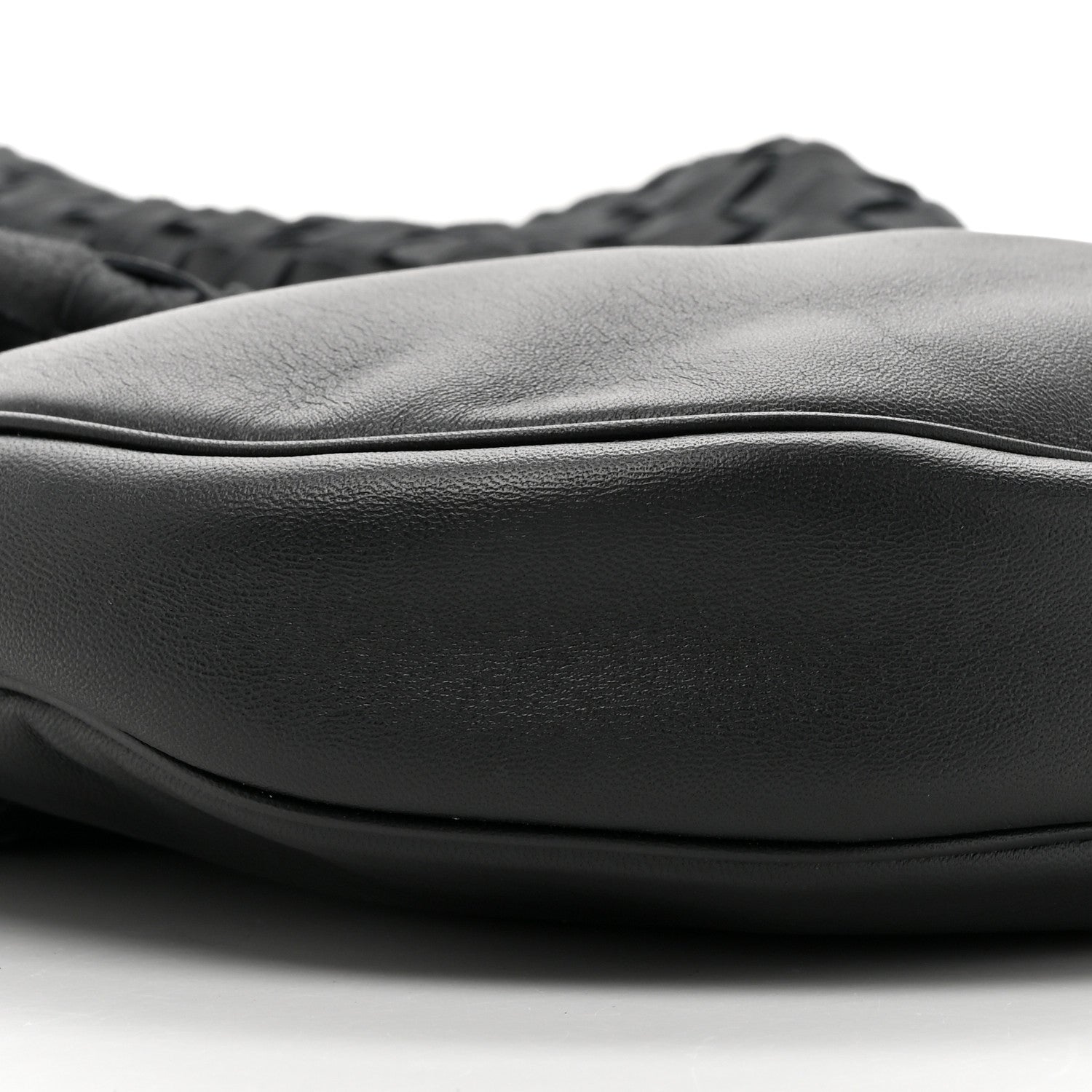 Bottega Veneta Nappa Intrecciato Foulard Hobo Bag Black 13 of 15