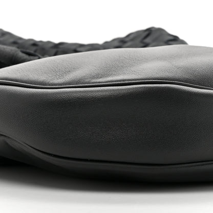 Bottega Veneta Nappa Intrecciato Foulard Hobo Bag Black 13 of 15