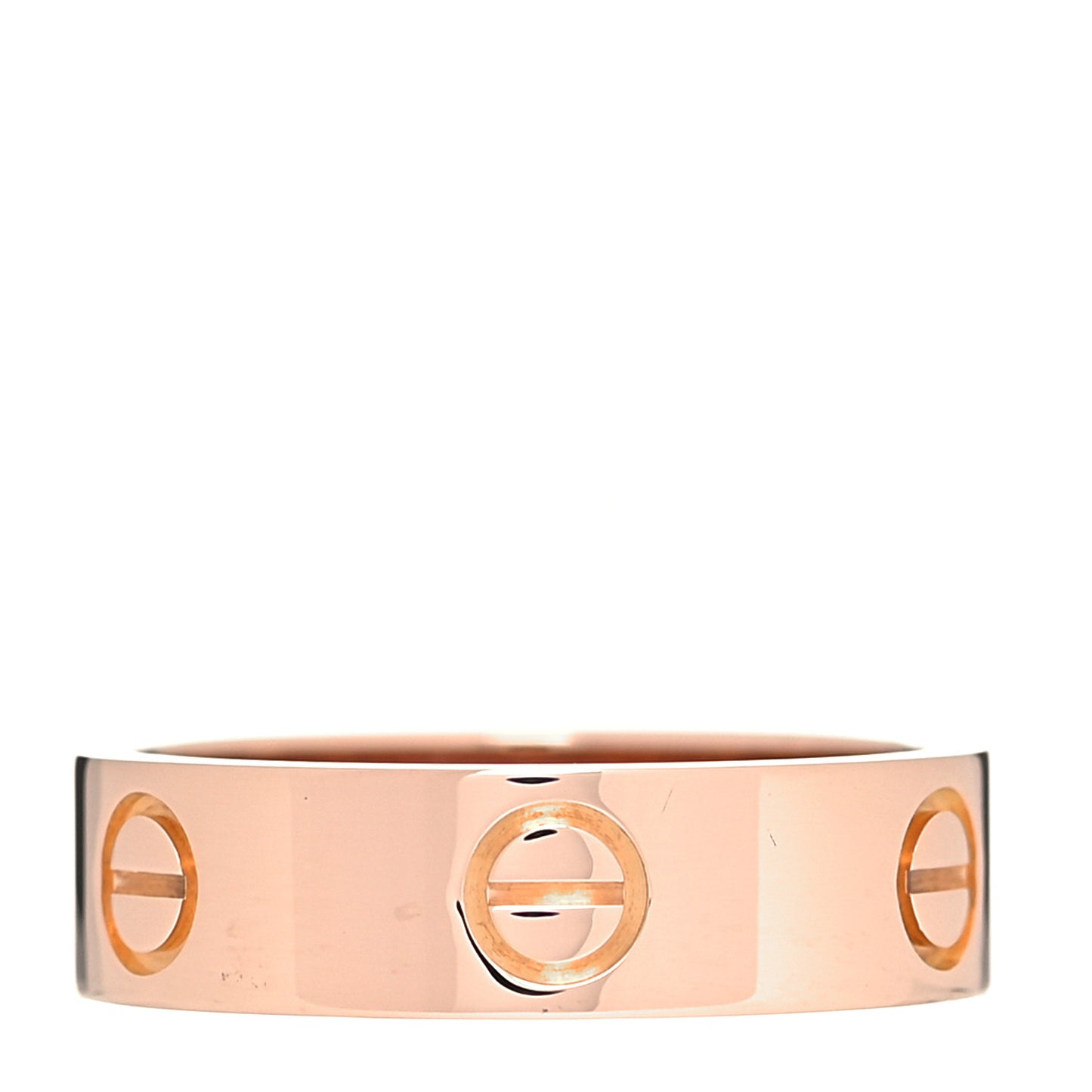 18K Pink Gold 5.5mm LOVE Ring 55 7.25