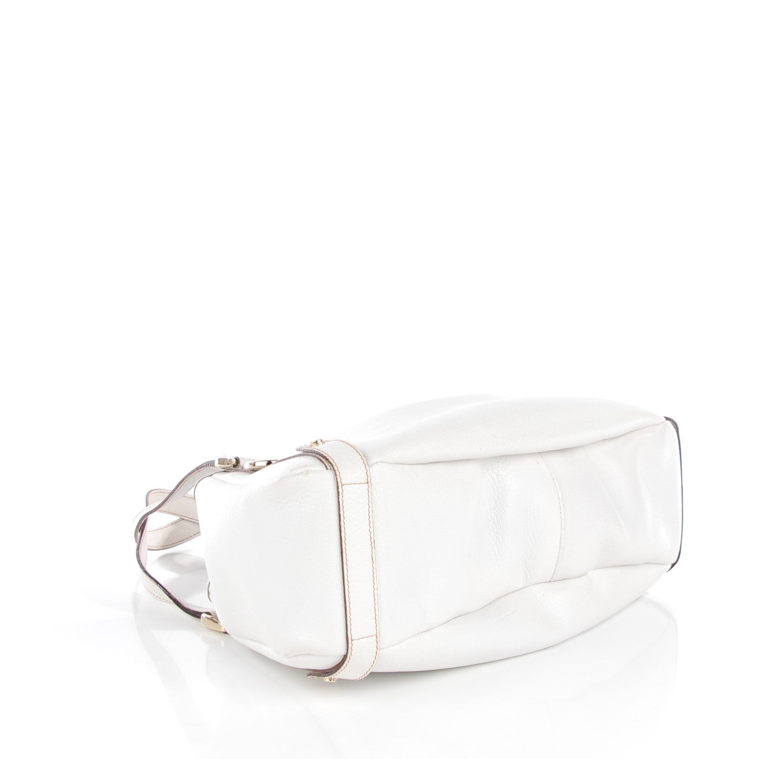 Gucci Calfskin Medium Abbey Shoulder Bag White 5 of 8