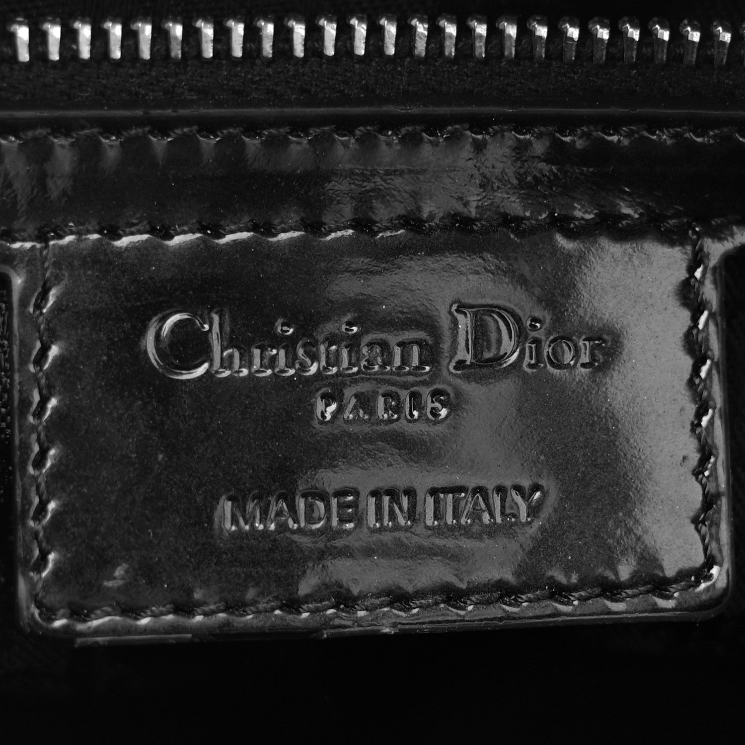 Christian Dior Patent Cannage Medium Lady Dior Black 6 of 11