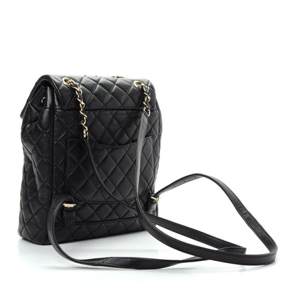 Chanel Lambskin Quilted Small Urban Spirit Backpack Black 2 of 8