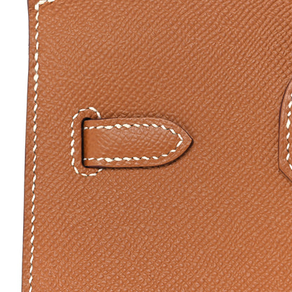 Hermes Epsom Birkin Sellier 25 Gold 13 of 34