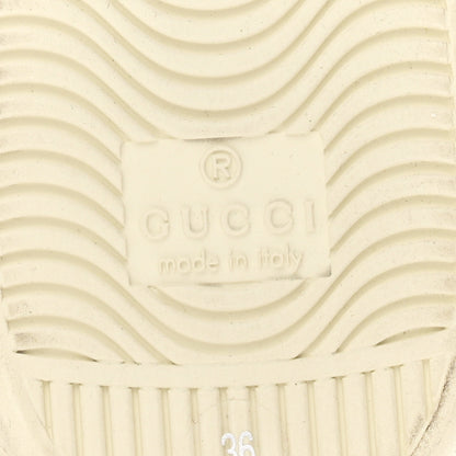 Gucci X DISNEY Miro Soft Calfskin Mickey Mouse Print Womens Ace Sneakers 36 Ivory Deep Orange 7 of 10
