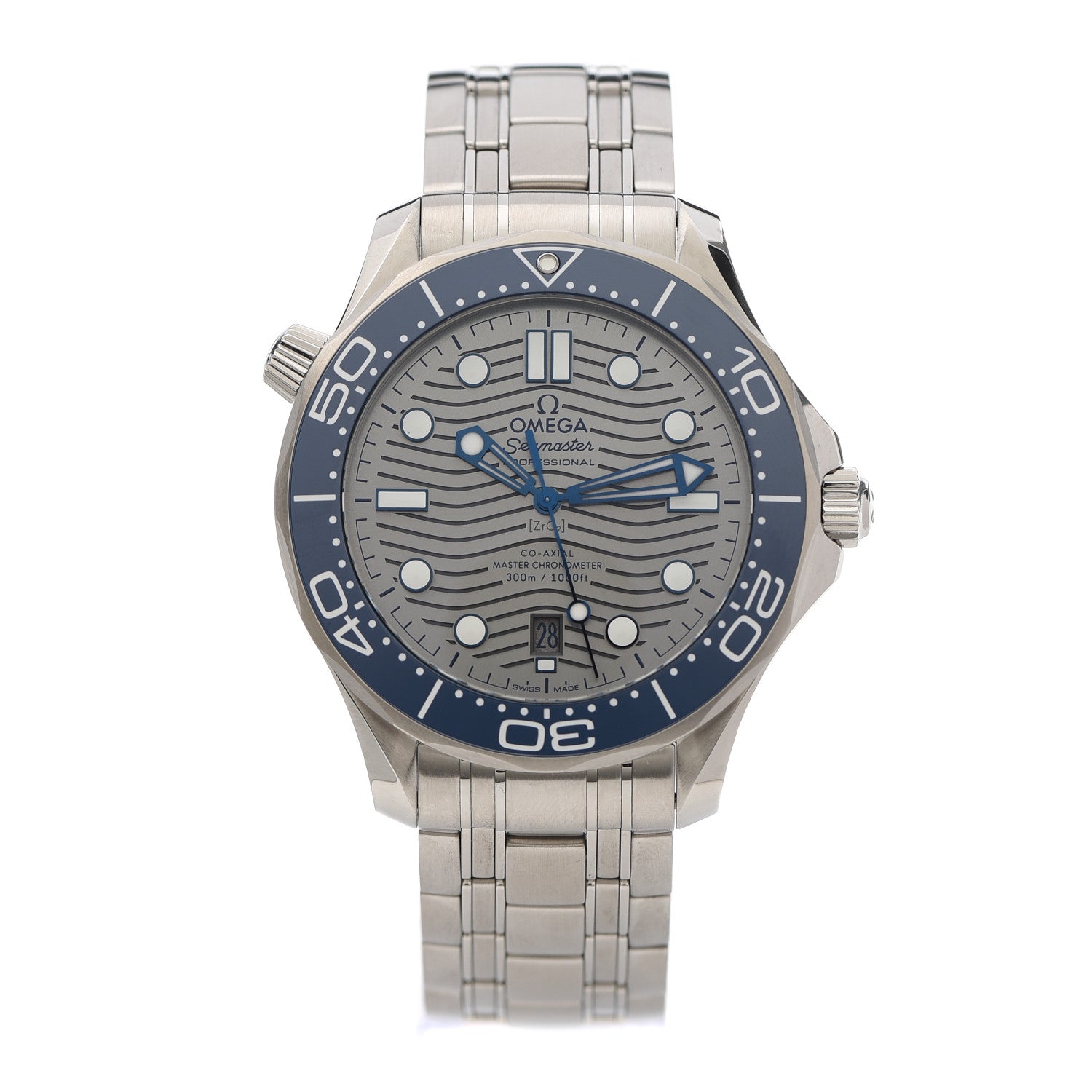 Omega Stainless Steel 42mm Seamaster Diver 300M Co-Axial Master Chronometer Automatic Watch Grey 210.30.42.20.06.001 1 of 6