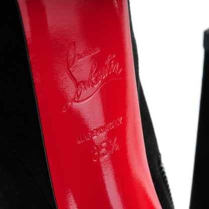 Christian Louboutin Veau Velours Fierce 160 Ankle Boots 35.5 Black 6 of 8
