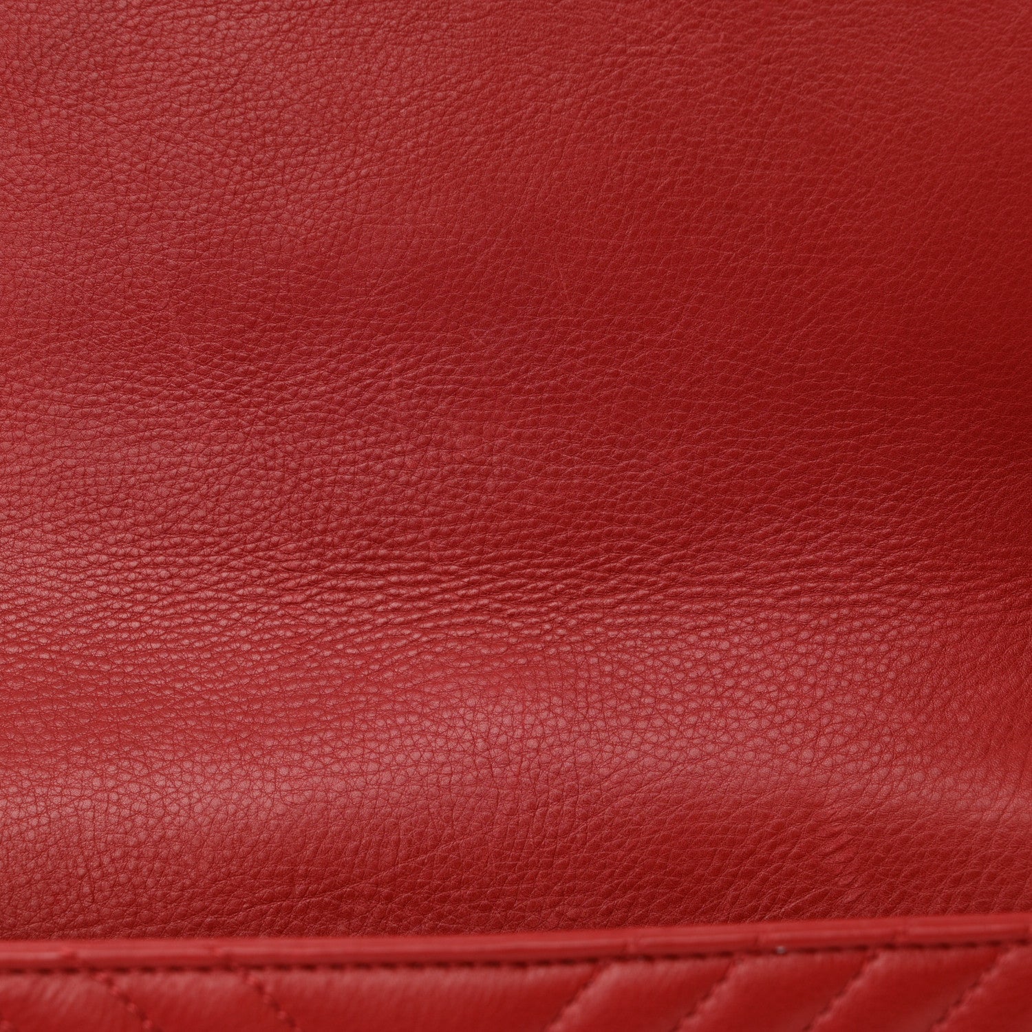 Chanel Calfskin Chevron Quilted Rock The Corner Flap Red 12 of 12