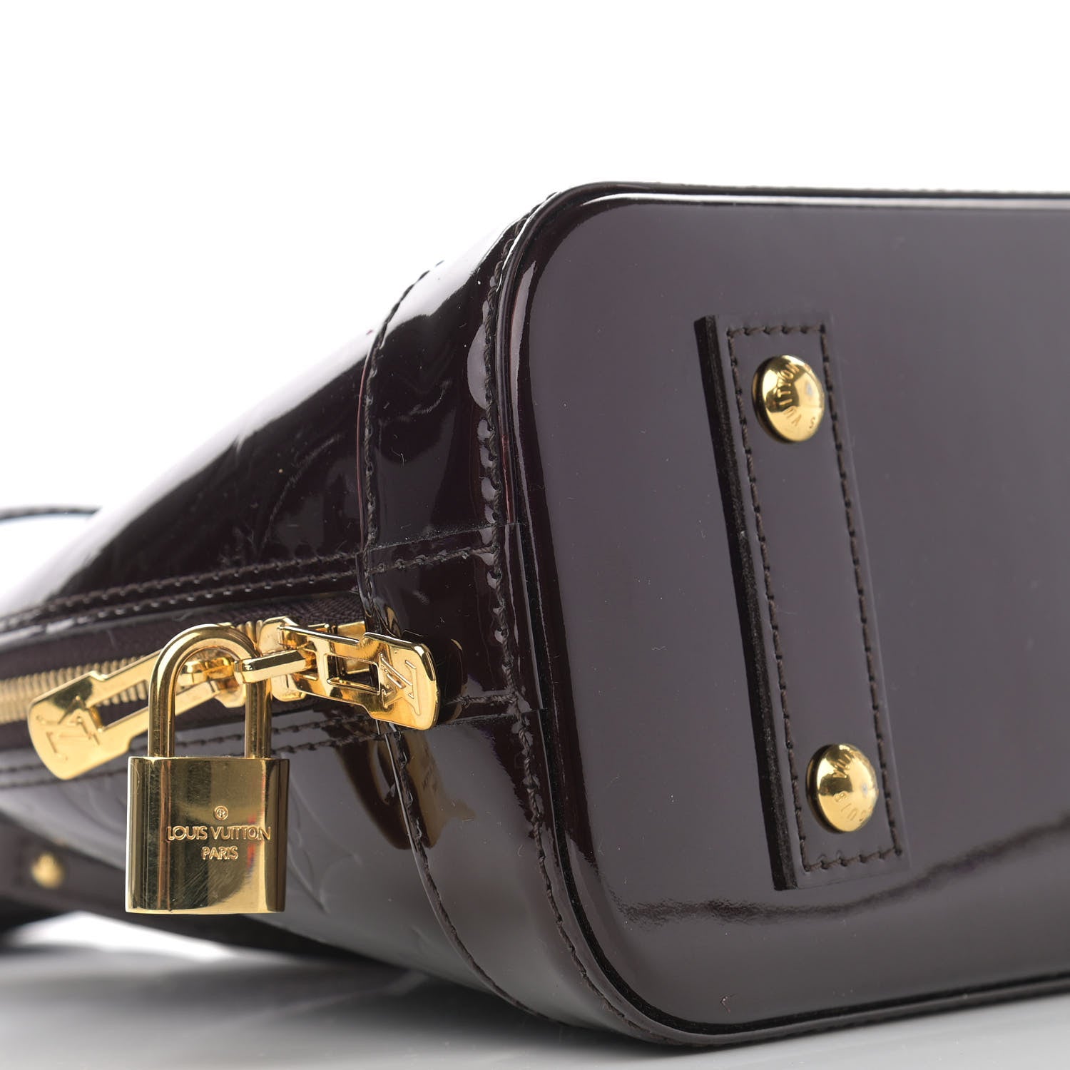 Louis Vuitton Vernis Alma BB Amarante 10 of 15