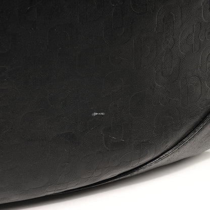 Gucci Calfskin Horsebit Embossed Large Half Moon Hobo Black 5 of 8