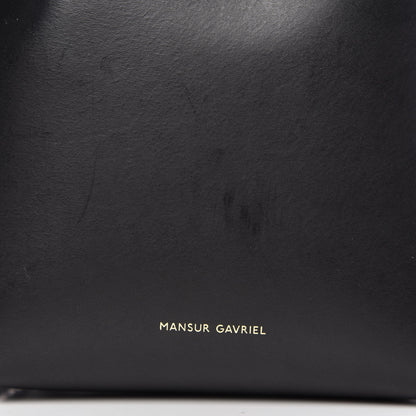 Mansur Gavriel Vegetable Tanned Calfskin Mini Mini Bucket Bag Black Flamma 8 of 8