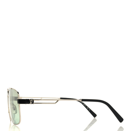 Louis Vuitton Metal Aviator Sunglasses Z1092W Green 3 of 7