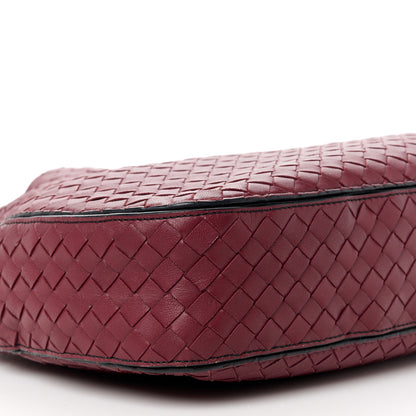 Bottega Veneta Nappa Intrecciato Medium Loop Dark Red 12 of 13