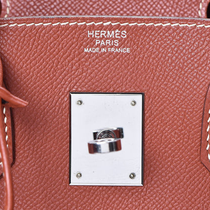 Hermes Epsom Birkin 30 Brique 17 of 38