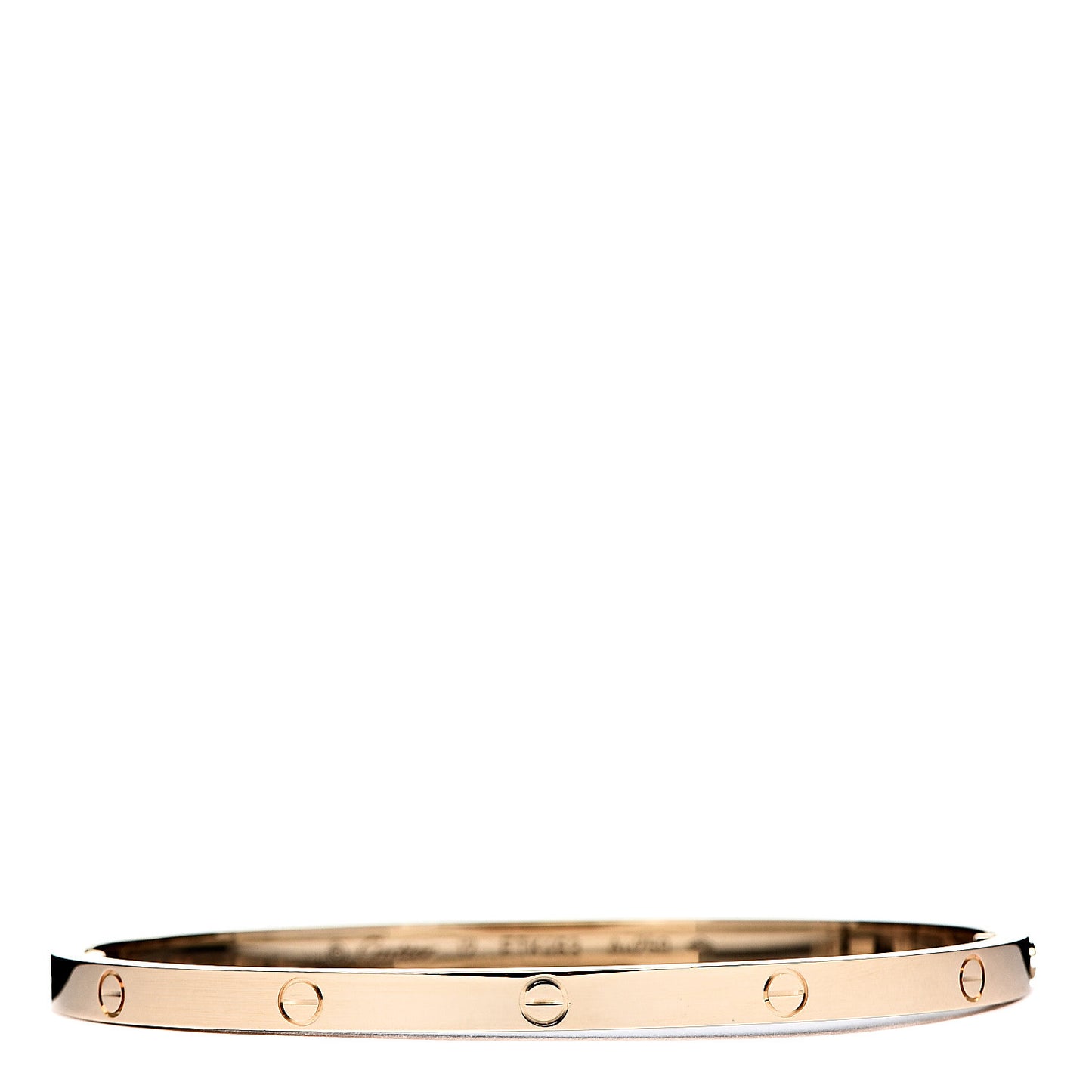18K Yellow Gold Small LOVE Bracelet 17