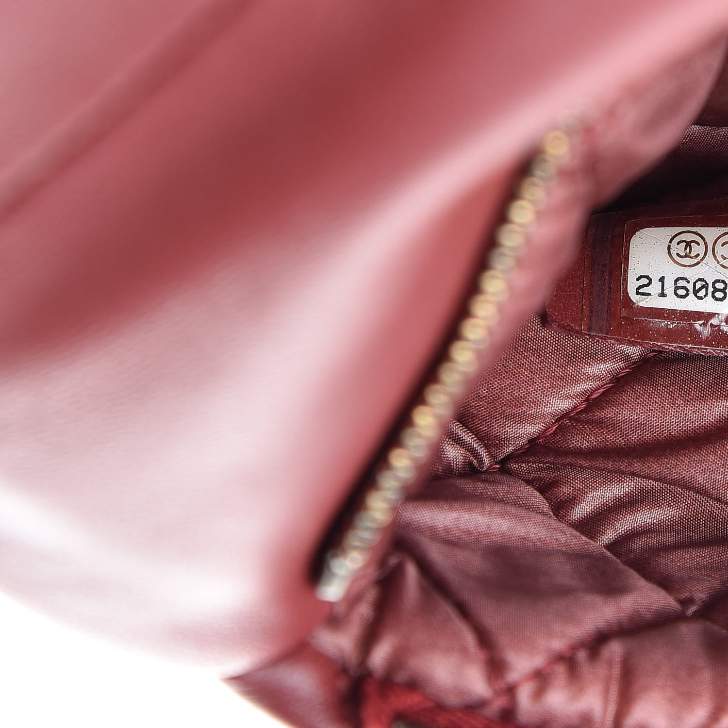Chanel Lambskin Quilted Beauty CC Boy Clutch Red 8 of 12