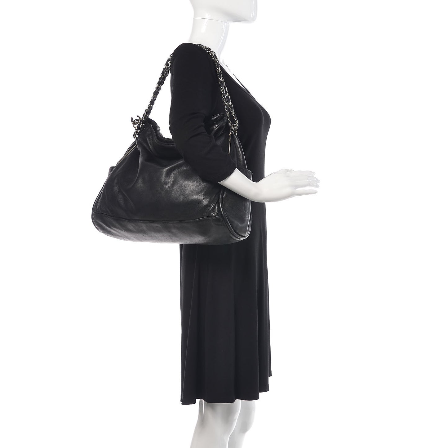 Lambskin Ultimate Soft Hobo Black