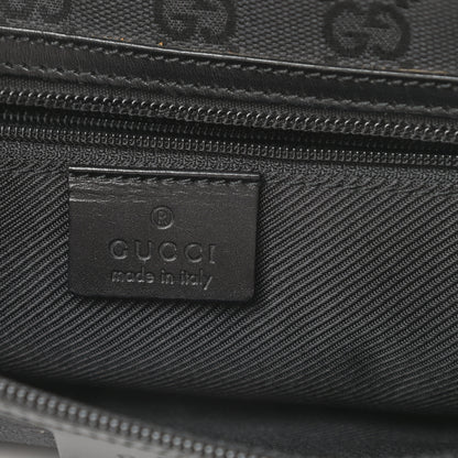 Gucci Monogram Messenger Bag Black 6 of 10
