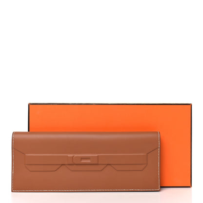 Hermes Swift Shadow Clutch 29 Gold 9 of 9