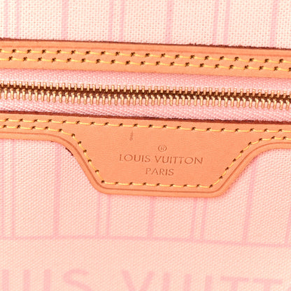 Louis Vuitton Damier Azur Neo Neverfull MM Rose Ballerine 7 of 10