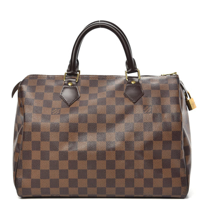 Louis Vuitton Damier Ebene Speedy 30 1 of 16