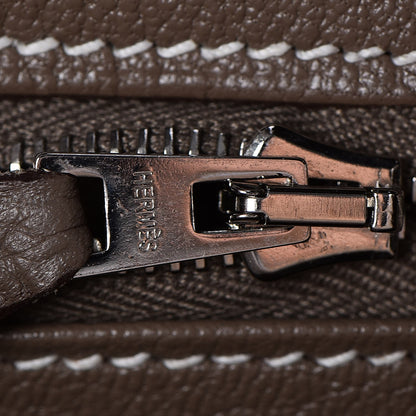 Hermes Taurillon Clemence Birkin 35 Etoupe 19 of 32