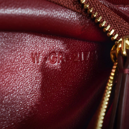 Celine Goatskin Smooth Calfskin Small Ring Bag Dark Ruby 9 of 9