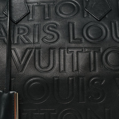 Louis Vuitton Calfskin Embossed Speedy Cube 30 Black 7 of 11
