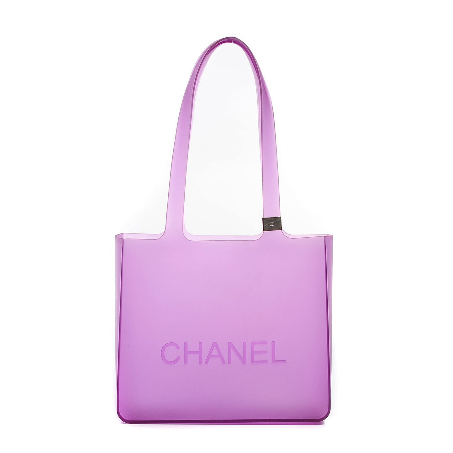 Jelly Rubber Tote Purple