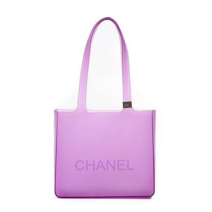 Chanel Jelly Rubber Tote Purple 1 of 8