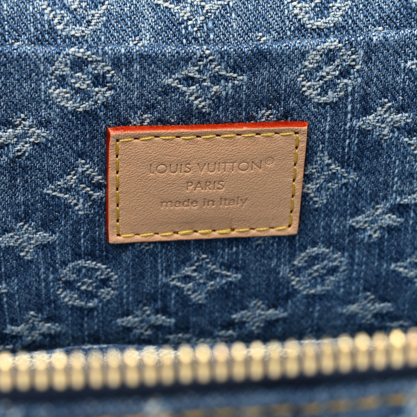 Monogram Denim Nice Mini Vanity Blue