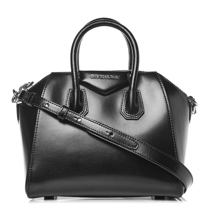 Givenchy Shiny Lord Calfskin Mini Antigona Black 1 of 15