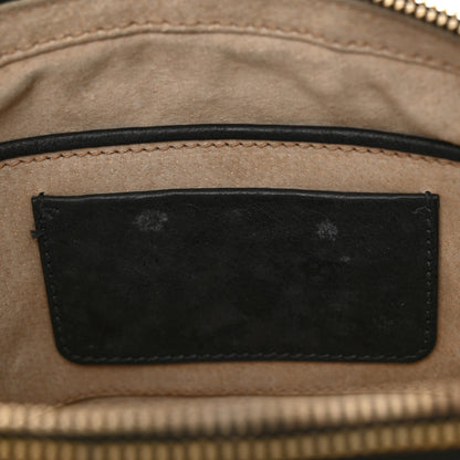 Prada Glace Calf Pushlock Chain Shoulder Bag Black 10 of 12