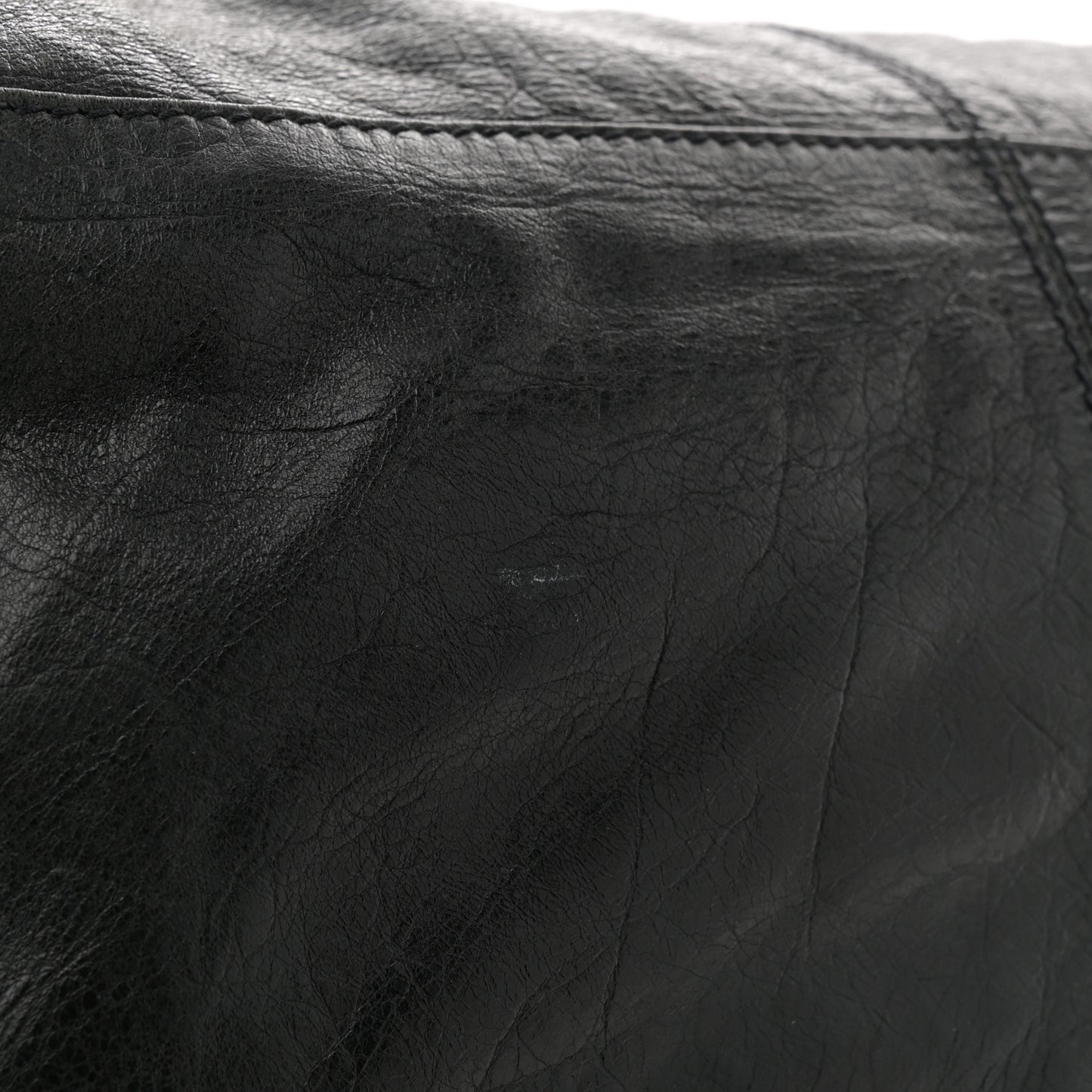 Agneau Arena Foldover Messenger Black