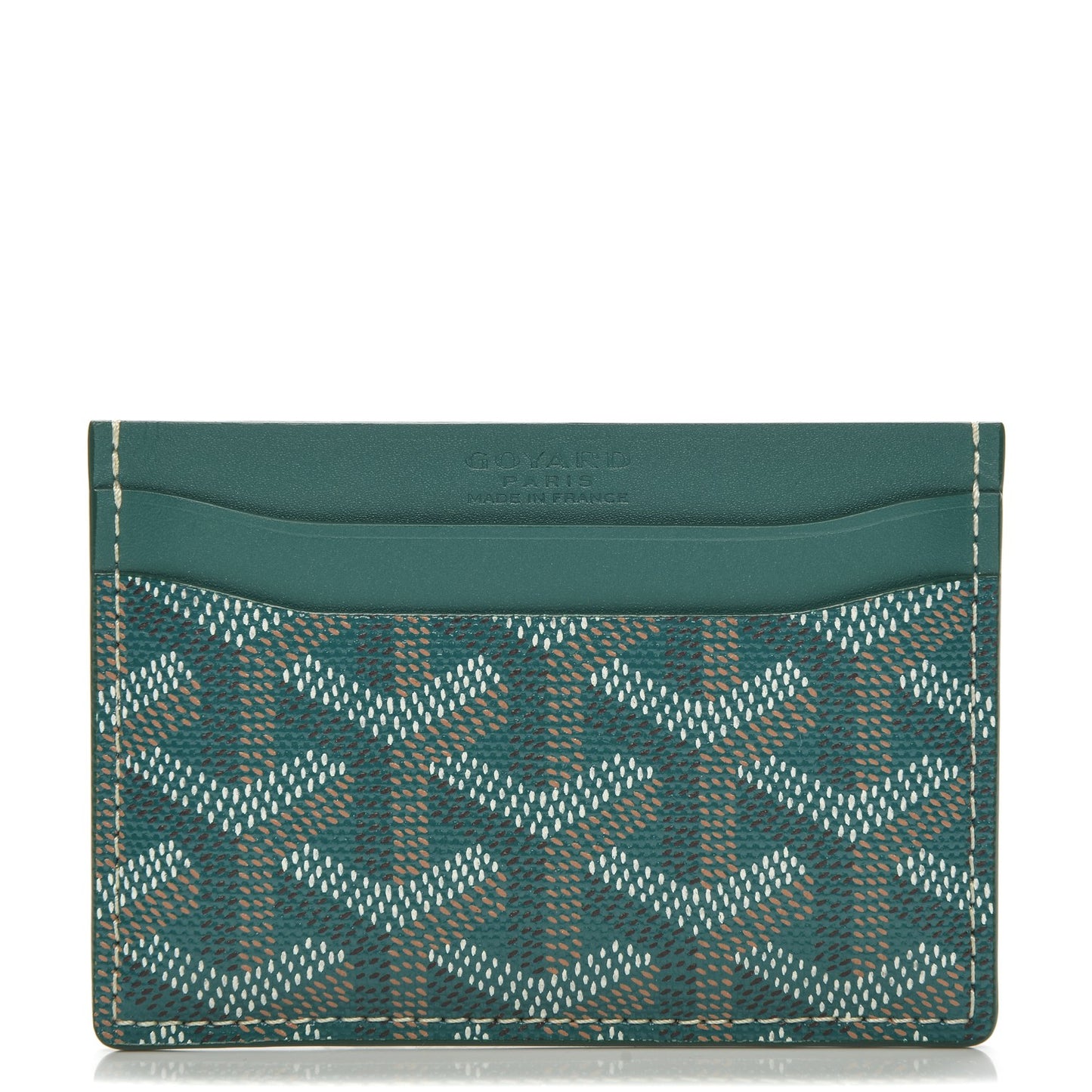 Goyardine Saint Sulpice Card Holder Green
