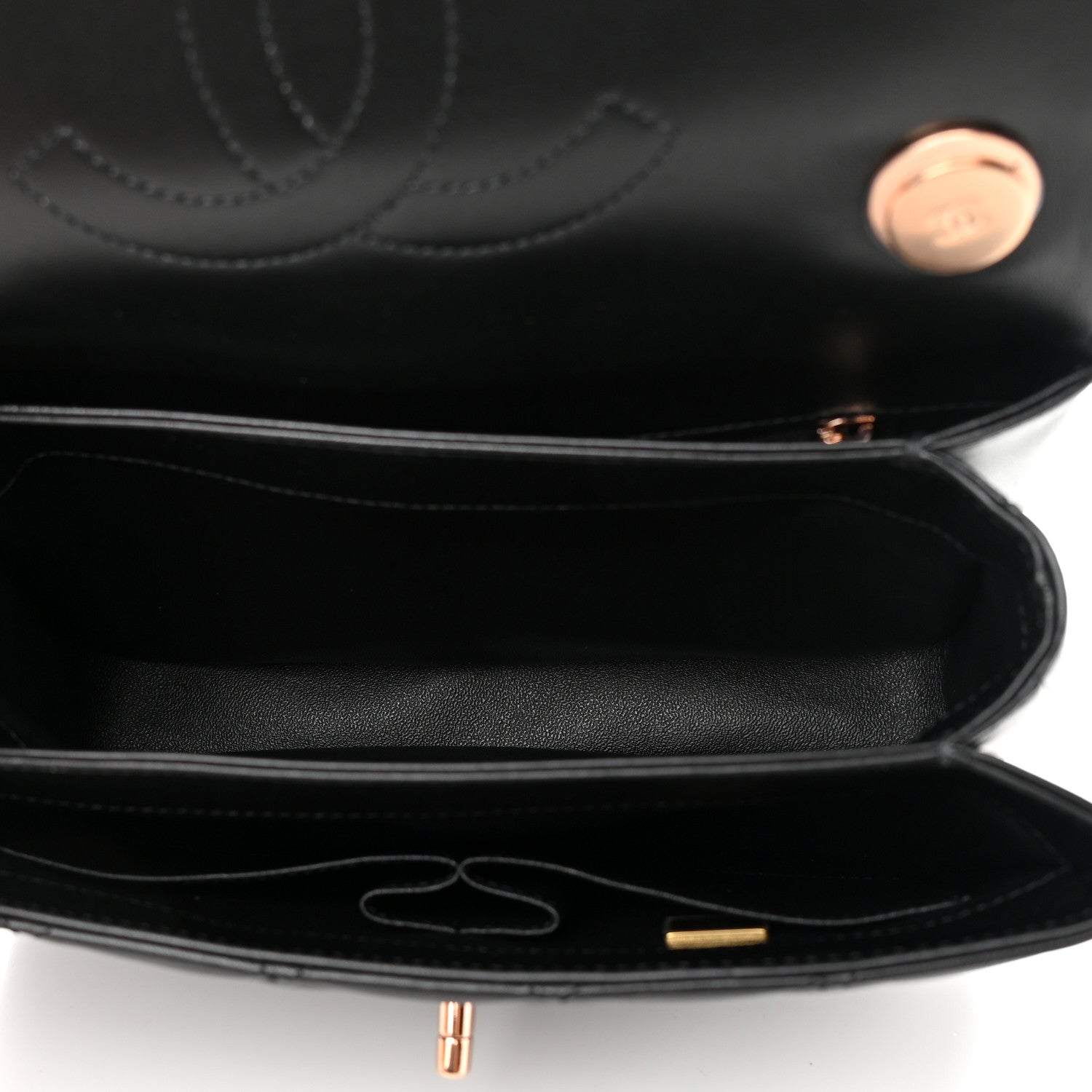 Chanel Lambskin Quilted Small Trendy CC Dual Handle Flap Bag Black 5 of 11