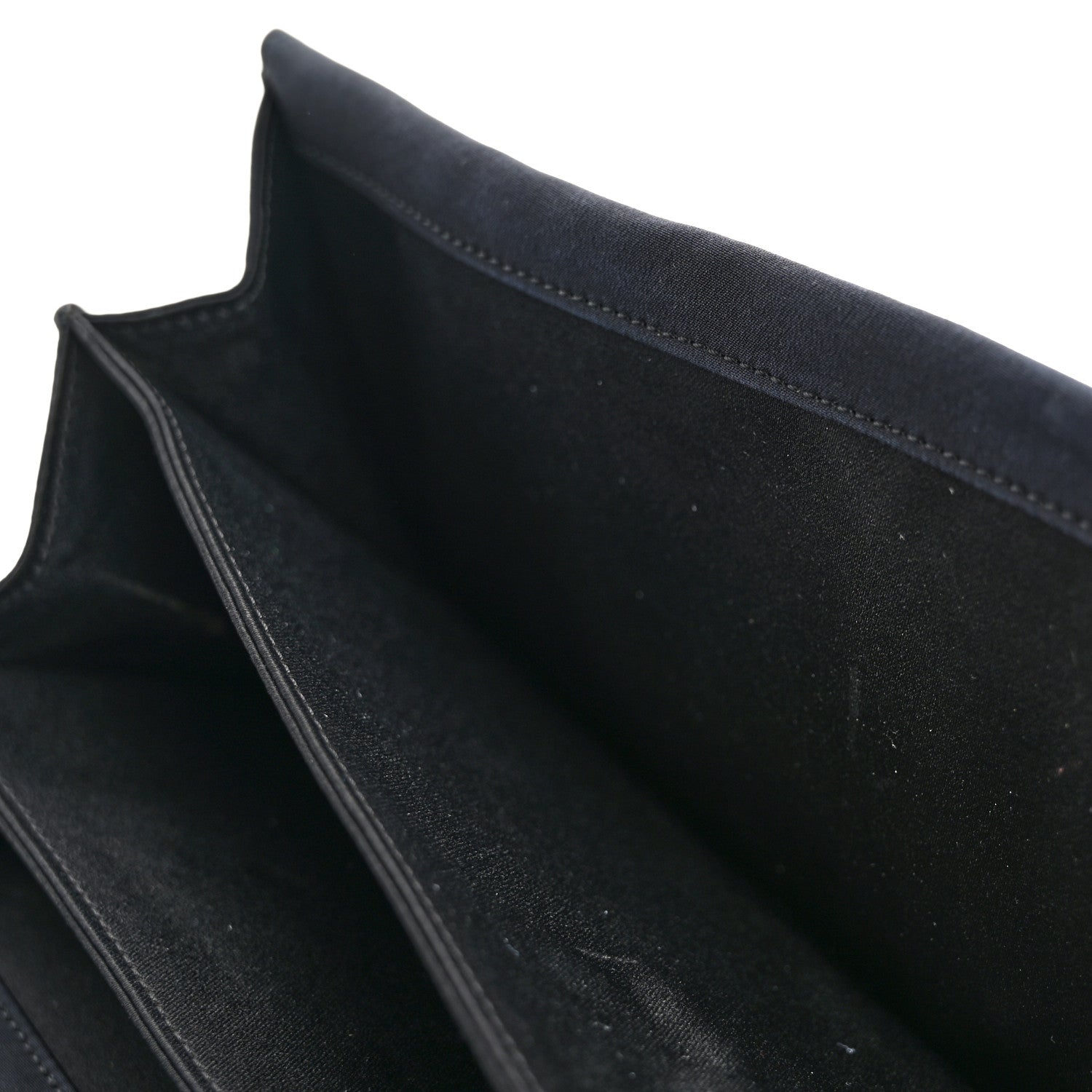 Chanel Satin Ribbon Bow Clutch Black 12 of 20
