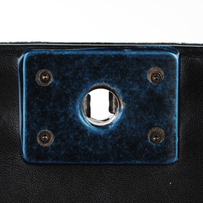 Chanel Velvet Quilted Small Boy Flap Black 5 of 8
