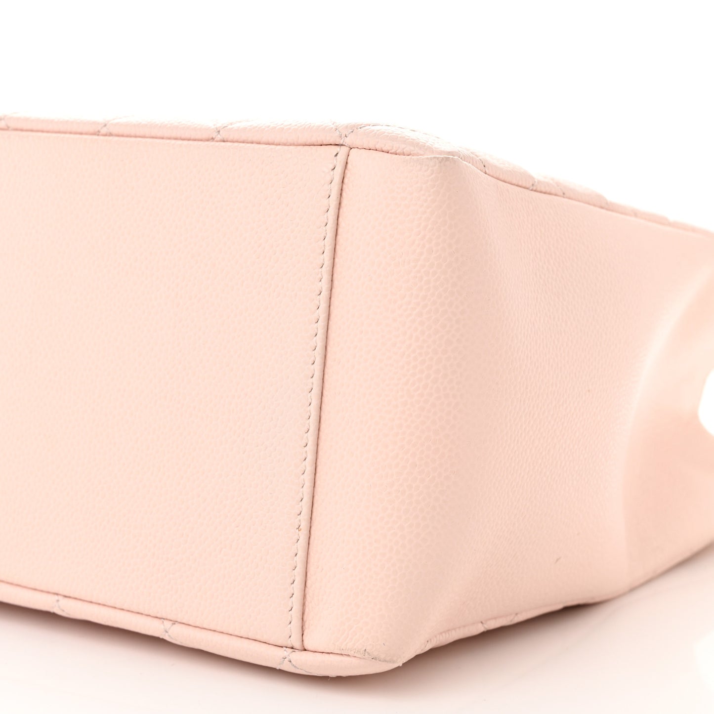 Caviar Quilted Grand Shopping Tote GST Light Pink