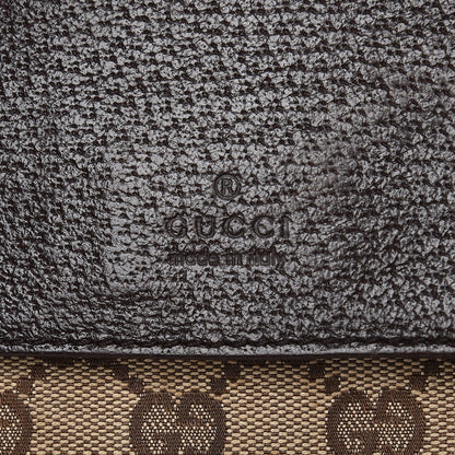 Gucci GG Monogram Double Pocket Belt Bag Dark Brown 6 of 10