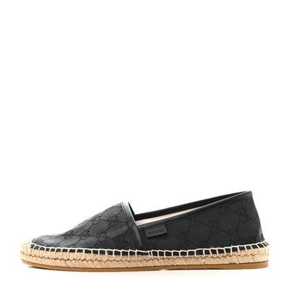 Gucci Monogram Espadrilles 37 Black 1 of 9