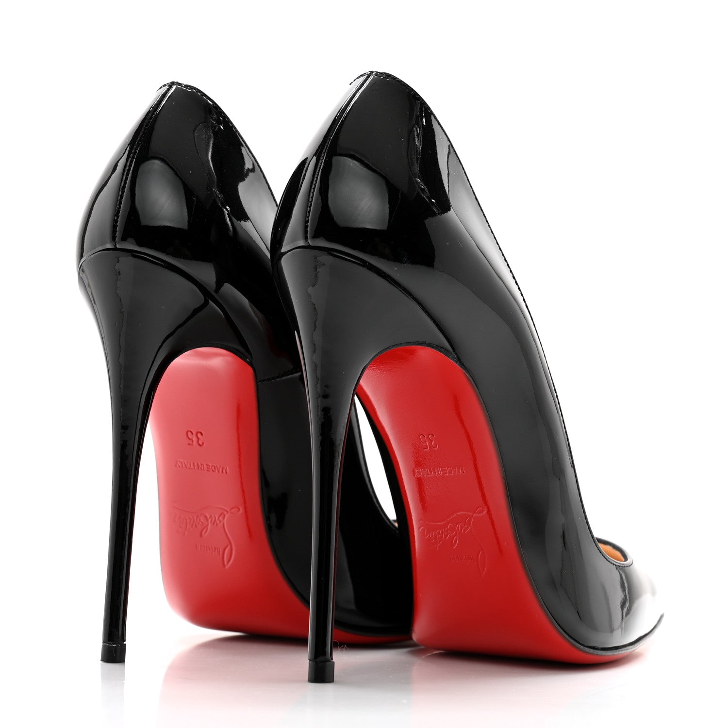 Christian Louboutin Patent So Kate 120 Pumps 35 Black 4 of 10