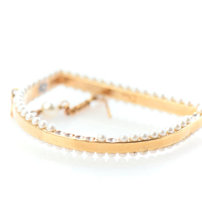 Christian Dior Pearl C D Drop Earrings 5 of 5