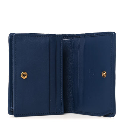 Gucci Canvas Flora Floral Trapuntata Zumi Card Case Wallet Great White Multicolor Blue Agata 6 of 8