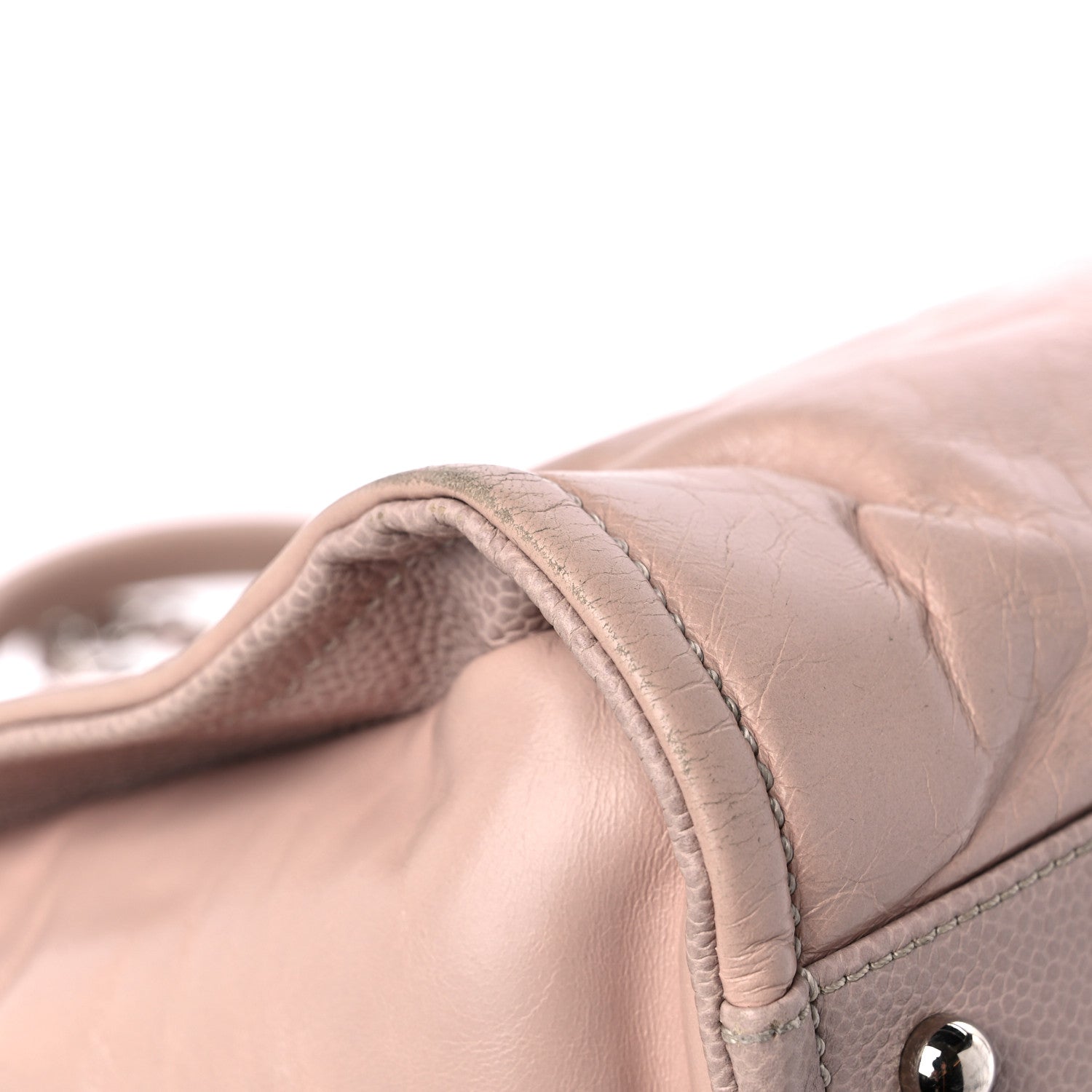 Chanel Glazed Calfskin Large Deauville Tote Light Pink 15 of 16
