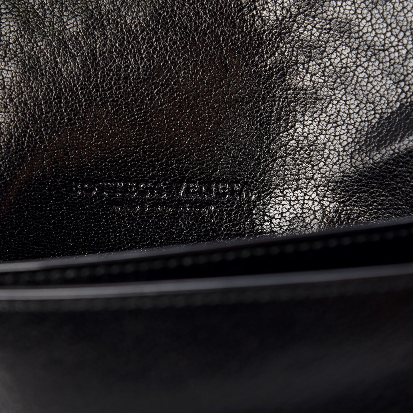 Goatskin Knit Intrecciato Mini Montebello Crossbody Bag Black Gold