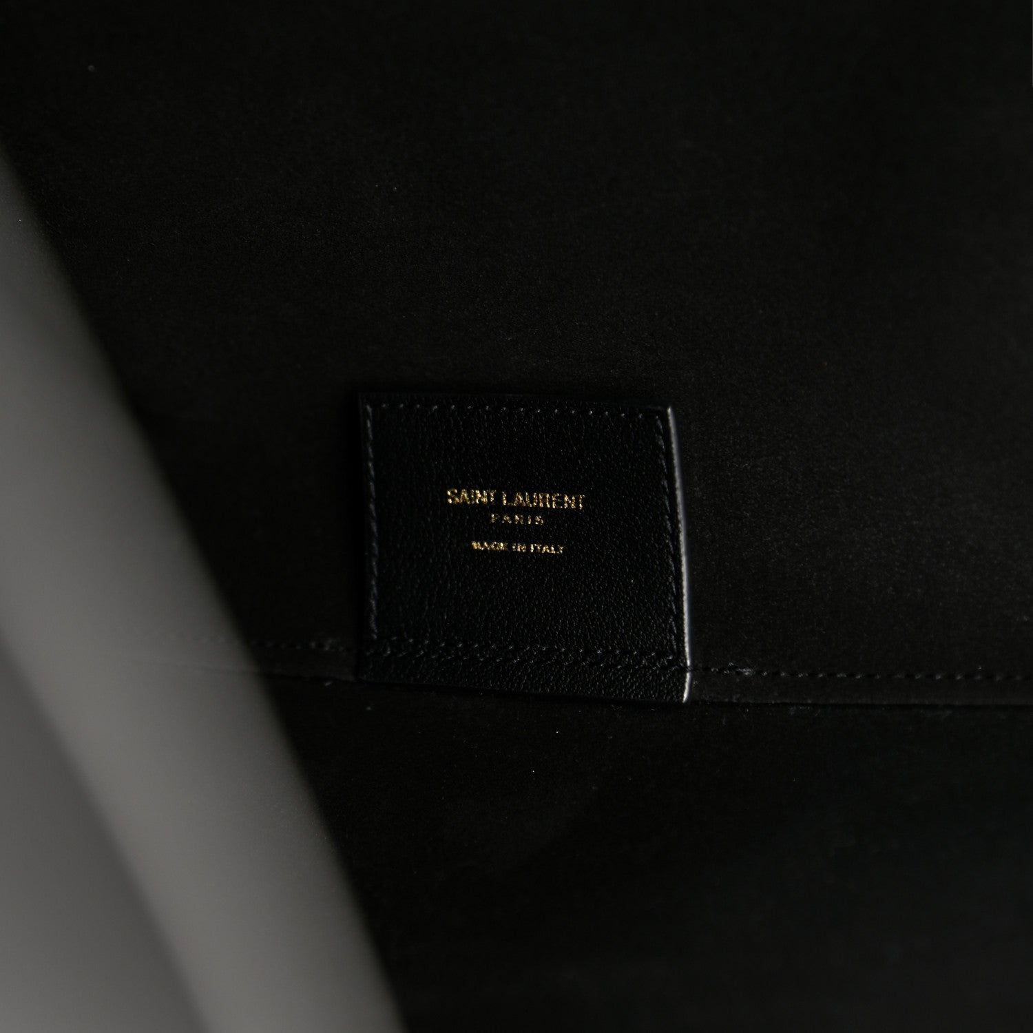 Saint Laurent Calfskin Large Shopping Tote Black 7 of 11