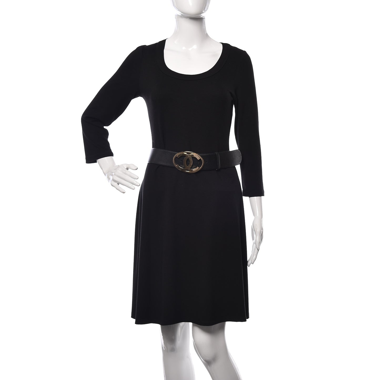 Calfskin CC Belt 80 32 Black